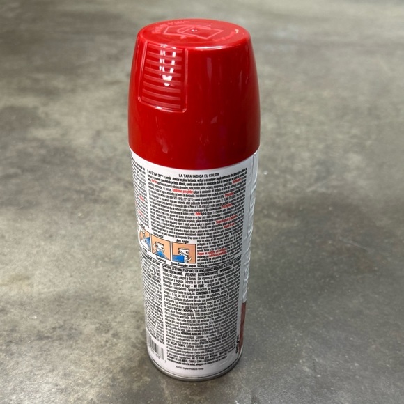 Krylon Indoor Outdoor Spray Paint Gloss Banner Red Rare Discontinued - Picture 4 of 6